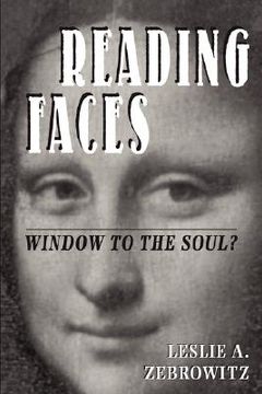 portada reading faces: window to the soul? (en Inglés)