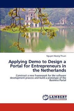portada applying demo to design a portal for entrepreneurs in the netherlands (en Inglés)