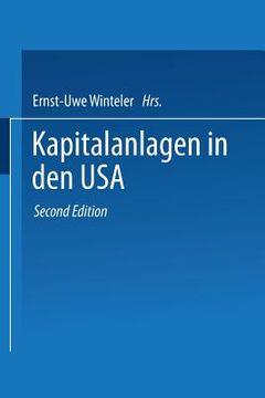 portada Kapitalanlagen in Den USA (en Alemán)