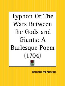 portada typhon or the wars between the gods and giants: a burlesque poem (en Inglés)