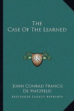 portada the case of the learned (en Inglés)