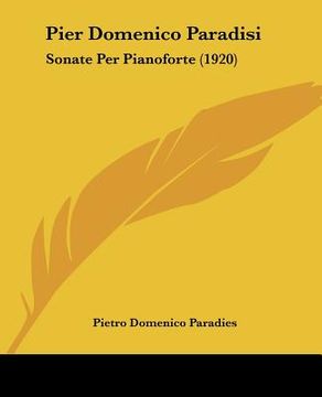 portada Pier Domenico Paradisi: Sonate Per Pianoforte (1920) (in Italian)