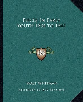 portada pieces in early youth 1834 to 1842 (en Inglés)