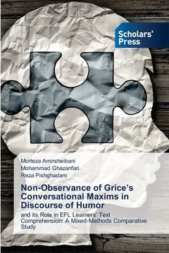 portada Non-Observance of Grice's Conversational Maxims in Discourse of Humor (en Inglés)