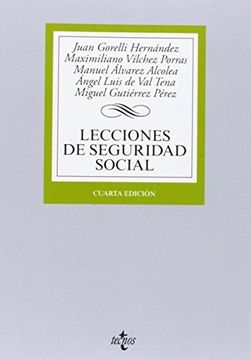 portada Lecciones De Seguridad Social (derecho - Biblioteca Universitaria De Editorial Tecnos) (in Spanish)