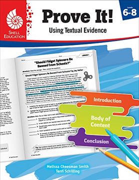 portada Prove it! Using Textual Evidence, Levels 6-8 (en Inglés)