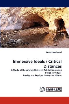 portada immersive ideals / critical distances (en Inglés)