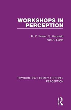 portada Workshops in Perception (Psychology Library Editions: Perception) (en Inglés)