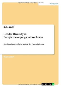 portada Gender Diversity in Energieversorgungsunternehmen (German Edition)