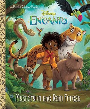 portada Mystery in the Rain Forest (Disney Encanto) (Little Golden Book) (en Inglés)