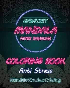 portada Anti Stress Coloring Book: Mandala Wonders Coloring (en Inglés)