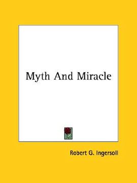 portada myth and miracle (en Inglés)