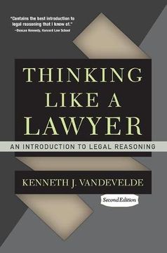 portada Thinking Like a Lawyer: An Introduction to Legal Reasoning (in English)