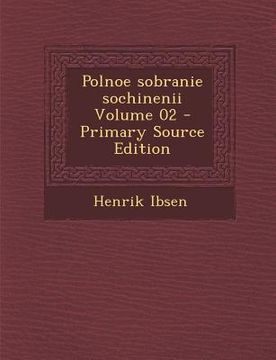 portada Polnoe Sobranie Sochinenii Volume 02 (en Ruso)