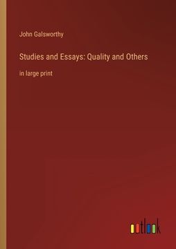 portada Studies and Essays: Quality and Others: in large print