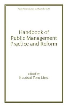 portada handbook of public management practice and reform (en Inglés)