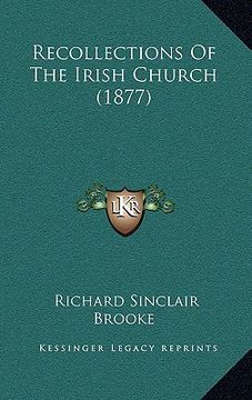 portada recollections of the irish church (1877) (en Inglés)