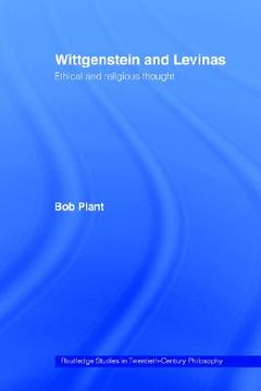 portada wittgenstein and levinas: ethical and religious thought (en Inglés)