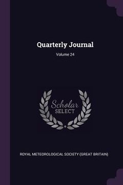 portada Quarterly Journal; Volume 24 (en Inglés)
