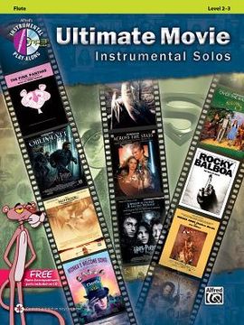 portada ultimate movie instrumental solos: flute, book & cd