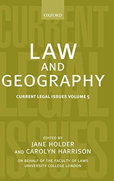 portada Law and Geography: Current Legal Issues 2002 Volume 5 