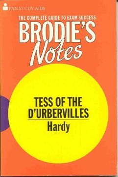 portada Brodie's Notes on Thomas Hardy's "Tess of the D'urbervilles" (Pan Study Aids) (en Inglés)