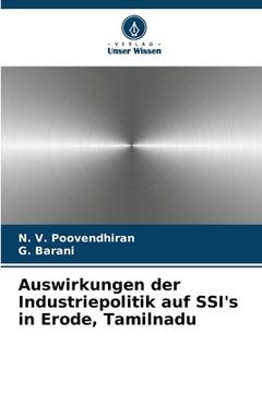 portada Auswirkungen der Industriepolitik auf SSI's in Erode, Tamilnadu (in German)