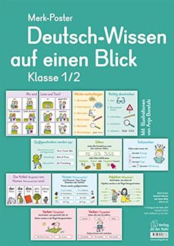 portada Merk-Poster Deutsch-Wissen auf Einen Blick Klasse 1 (en Alemán)