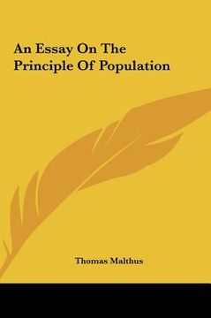 portada an essay on the principle of population (in English)