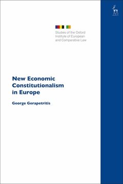 portada New Economic Constitutionalism in Europe (en Inglés)