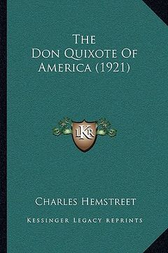 portada the don quixote of america (1921)