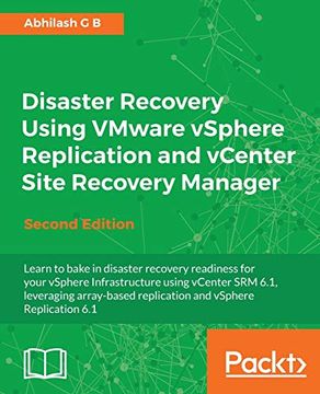 portada Disaster Recovery Using Vmware Vsphere Replication and Vcenter Site Recovery Manager: Second Edition 
