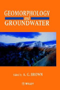 portada geomorphology and groundwater (en Inglés)
