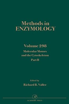portada molecular motors and the cytoskeleton, part b: volume 298 (en Inglés)