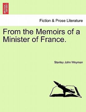 portada from the memoirs of a minister of france.popular edition (in English)