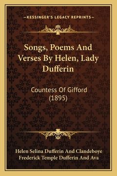 portada songs, poems and verses by helen, lady dufferin: countess of gifford (1895) (en Inglés)