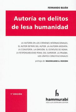 portada Autoría en delitos de lesa humanidad (in Spanish)