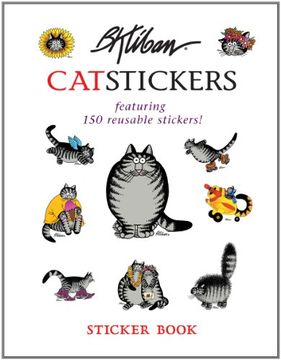 portada b. kliban cat stickers sticker book