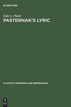 portada Pasternak's Lyric: A Study of Sound and Imagery (Slavistic Printings and Reprintings) 
