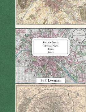 portada Vintage Prints: Vintage Maps: Paris: Vol. 2 (en Inglés)