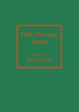 portada Ivig Therapy Today (en Inglés)