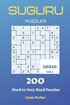 portada Suguru Puzzles - 200 Hard to Very Hard Puzzles 10X10 Vol. 20 (en Inglés)