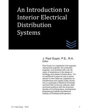 portada An Introduction to Interior Electrical Distribution Systems (en Inglés)
