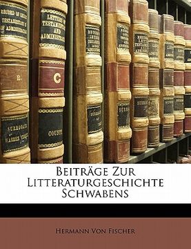 portada Beitrage Zur Litteraturgeschichte Schwabens (en Alemán)