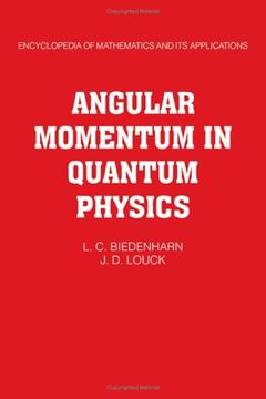 portada Angular Momentum in Quantum Physics: Theory and Application: 008 (Encyclopedia of Mathematics and its Applications) (en Inglés)
