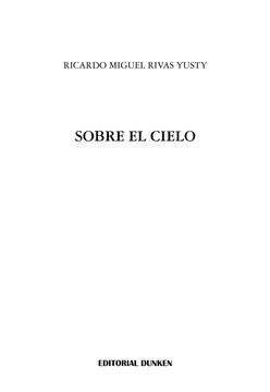 portada Sobre el cielo (in Spanish)