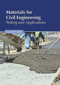 portada Materials for Civil Engineering: Testing and Applications 