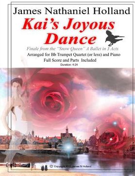 portada Kai's Joyous Dance: From the The Snow Queen Ballet, Arranged for 4 Bb Trumpets (or Less) and Piano (in English)