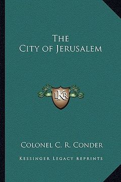 portada the city of jerusalem (en Inglés)