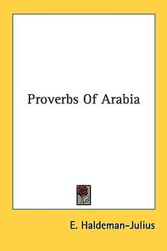 portada proverbs of arabia (in English)